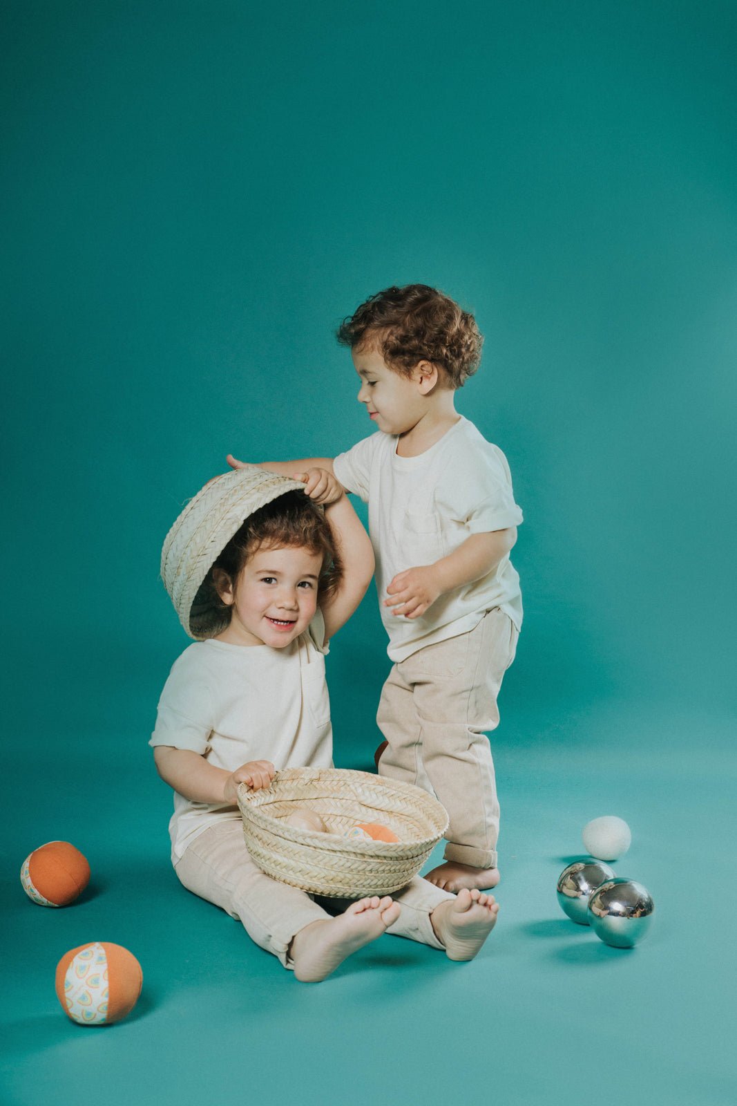 Petit Boum - Basket handmade - Palmmand - Playlaan