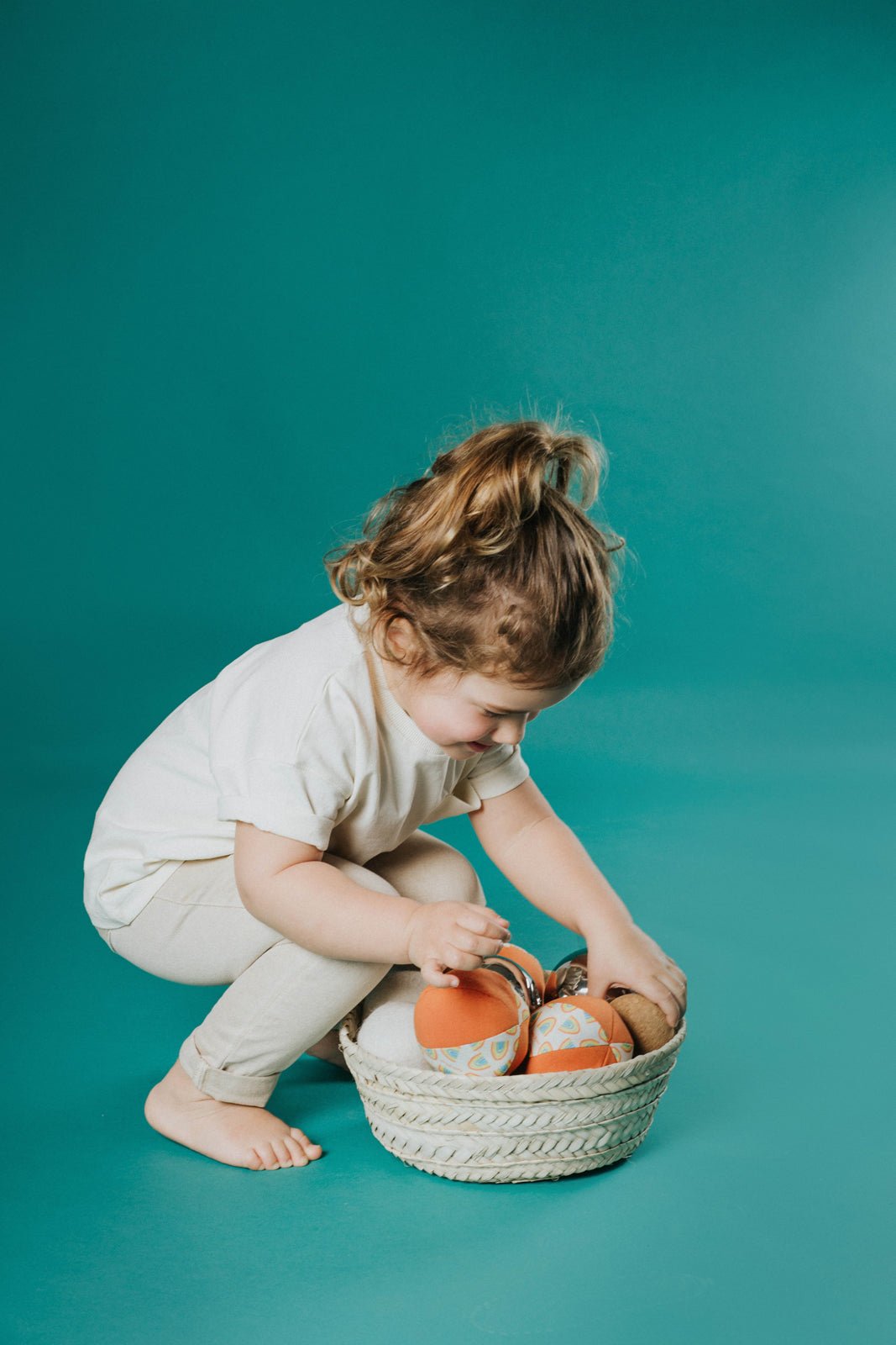 Petit Boum - Basket handmade - Palmmand - Playlaan