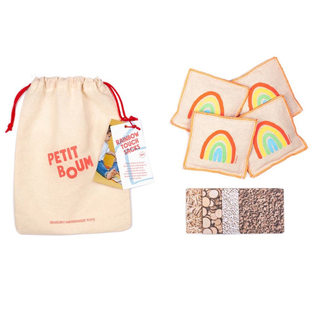 Petit Boum - Regenboog voelzakjes - Playlaan