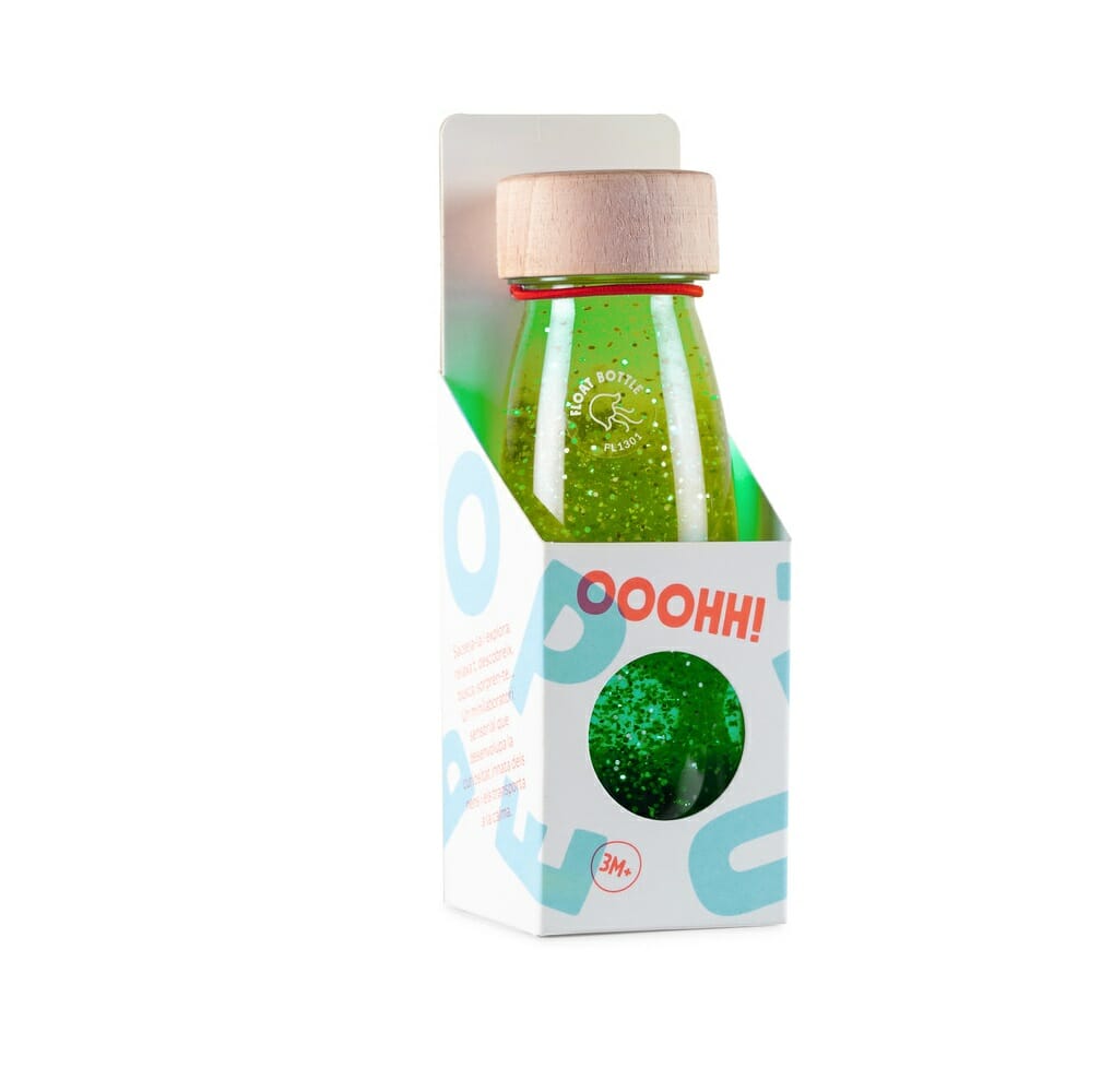 Petit Boum - Sensorische fles Float Groen - Playlaan