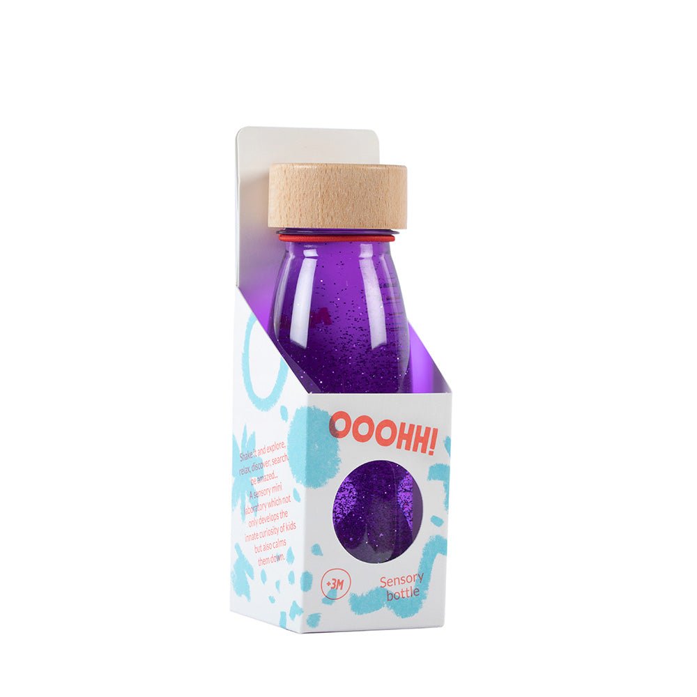 Petit Boum - Sensorische fles Float Paars - Playlaan