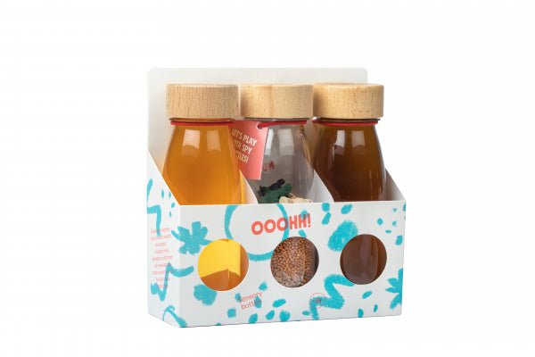 Petit Boum - Sensorische flessen Woodland 3 pack - Playlaan
