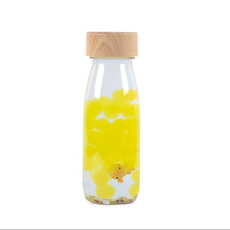 Petit Boum - Sensorische geluidsfles Pufferfish - Playlaan