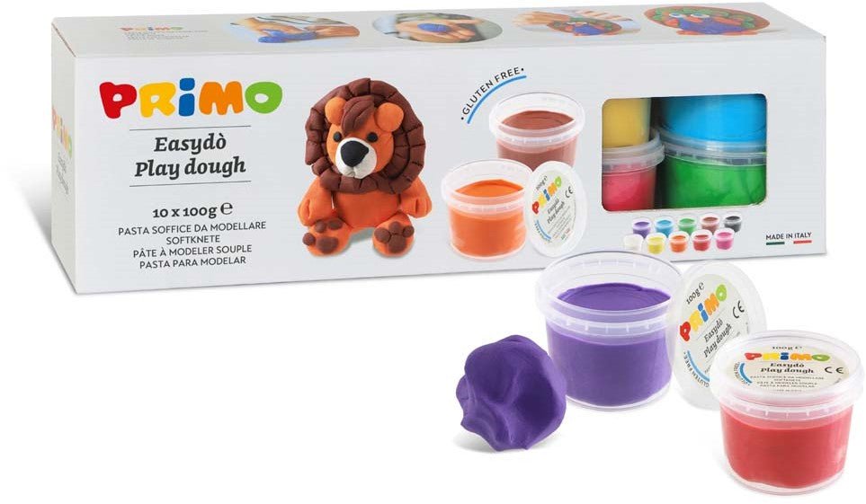 Primo - EASYDO 10 Kleuren in Potjes ( 100 gr) - Playlaan