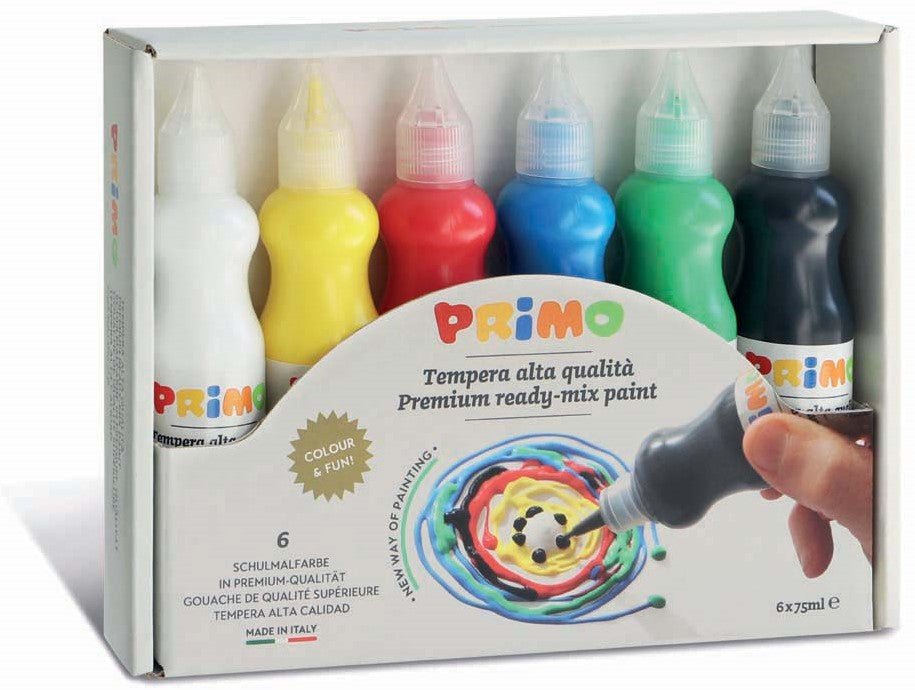 Primo - Plakkaatverf in Spuitflesje ( 6 x 75 ml) - Playlaan
