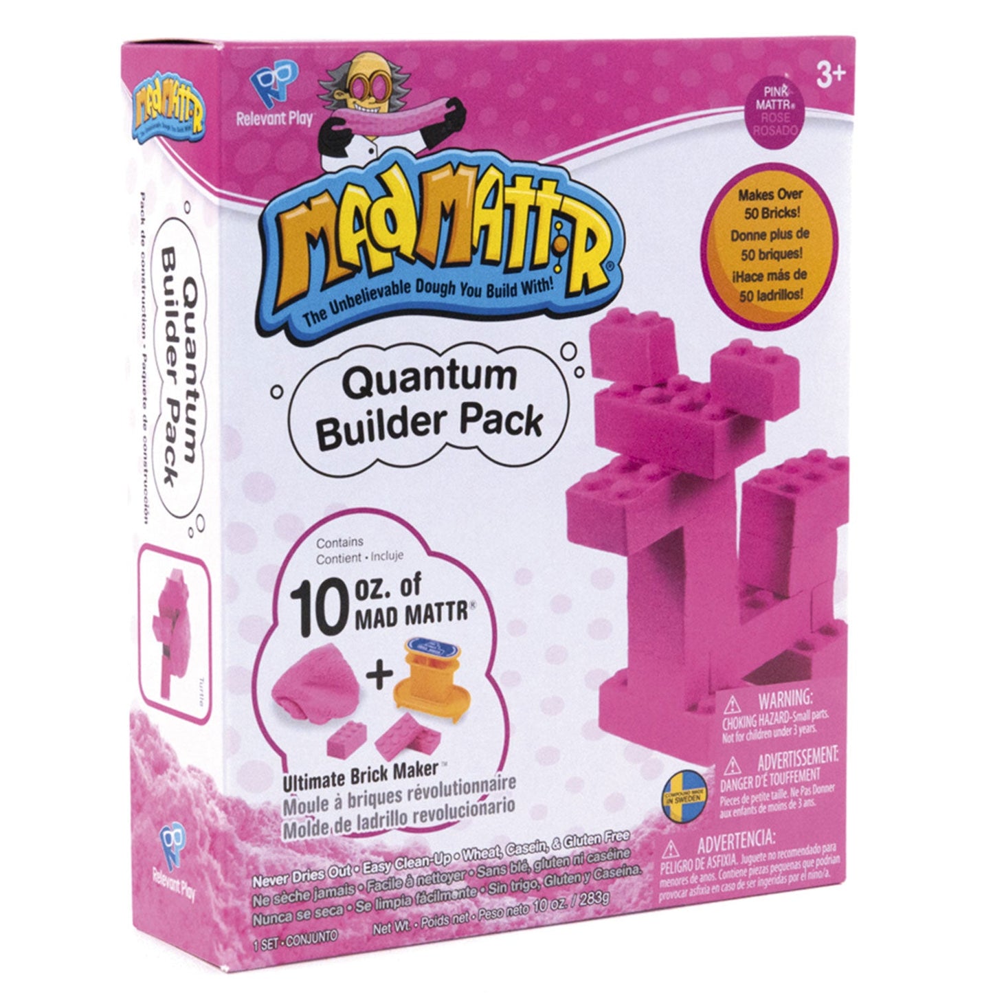 Relevant Play Ltd - Mad Mattr Quantum Builders Pack - Pink - Playlaan