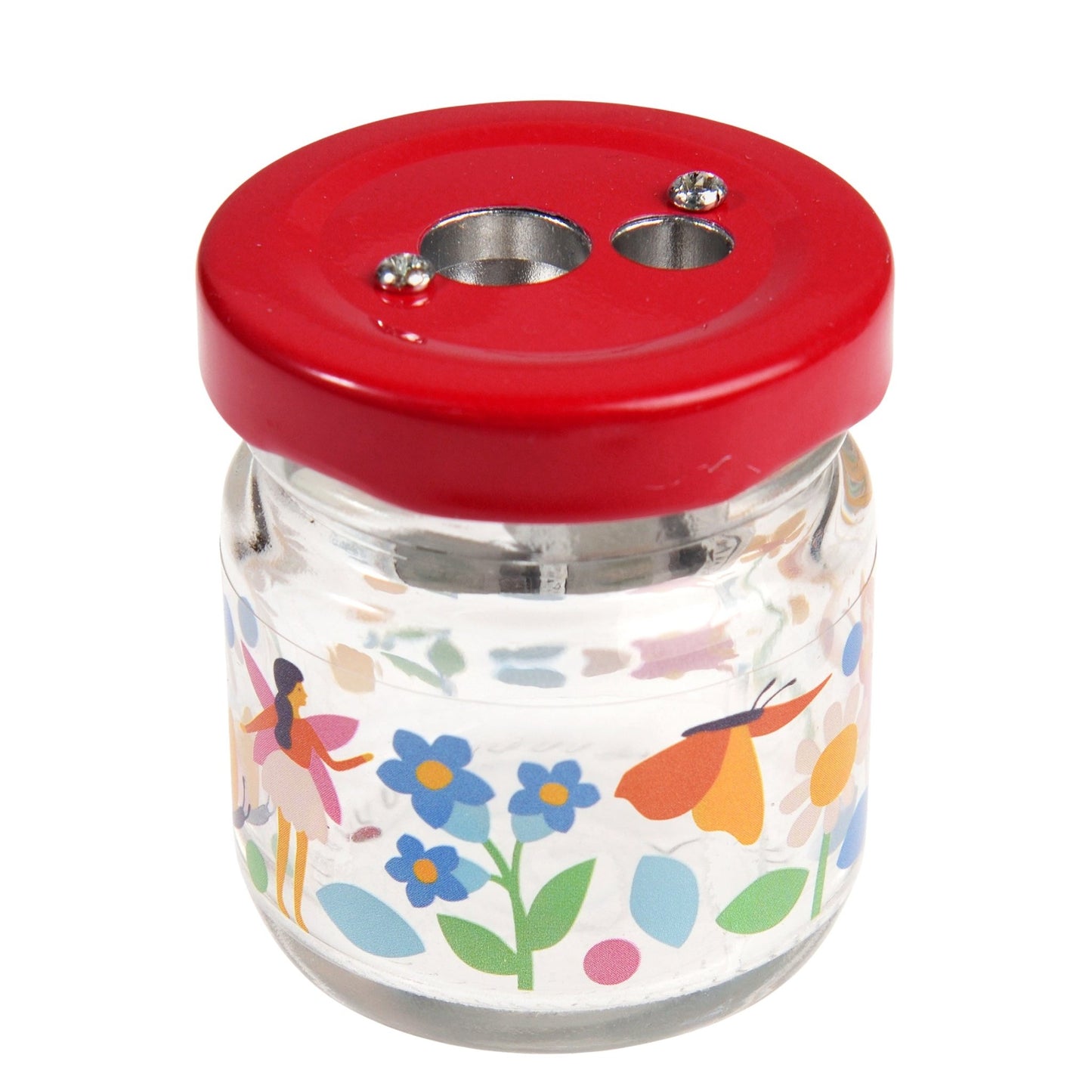Rex London - Glass Jar Pencil Sharpener - Fairies In The garden - Playlaan