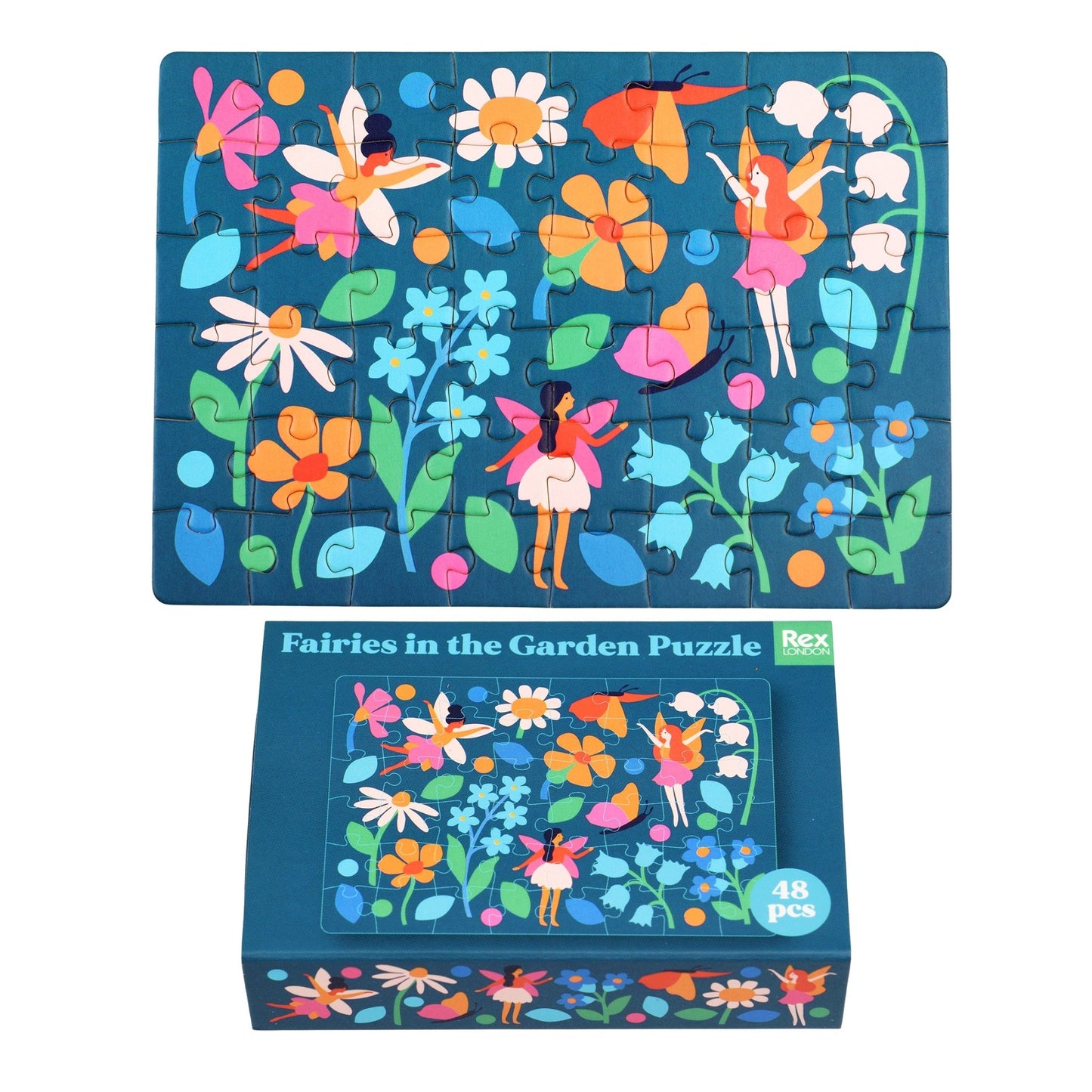 Rex London - Matchbox Jigsaw Puzzle - Fairies In The Ga - Playlaan