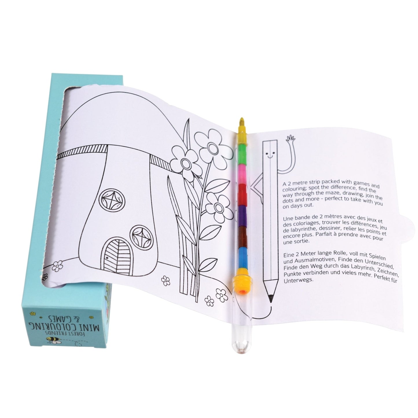 Rex London - Mini Colouring And Games - Forest Friends - Playlaan