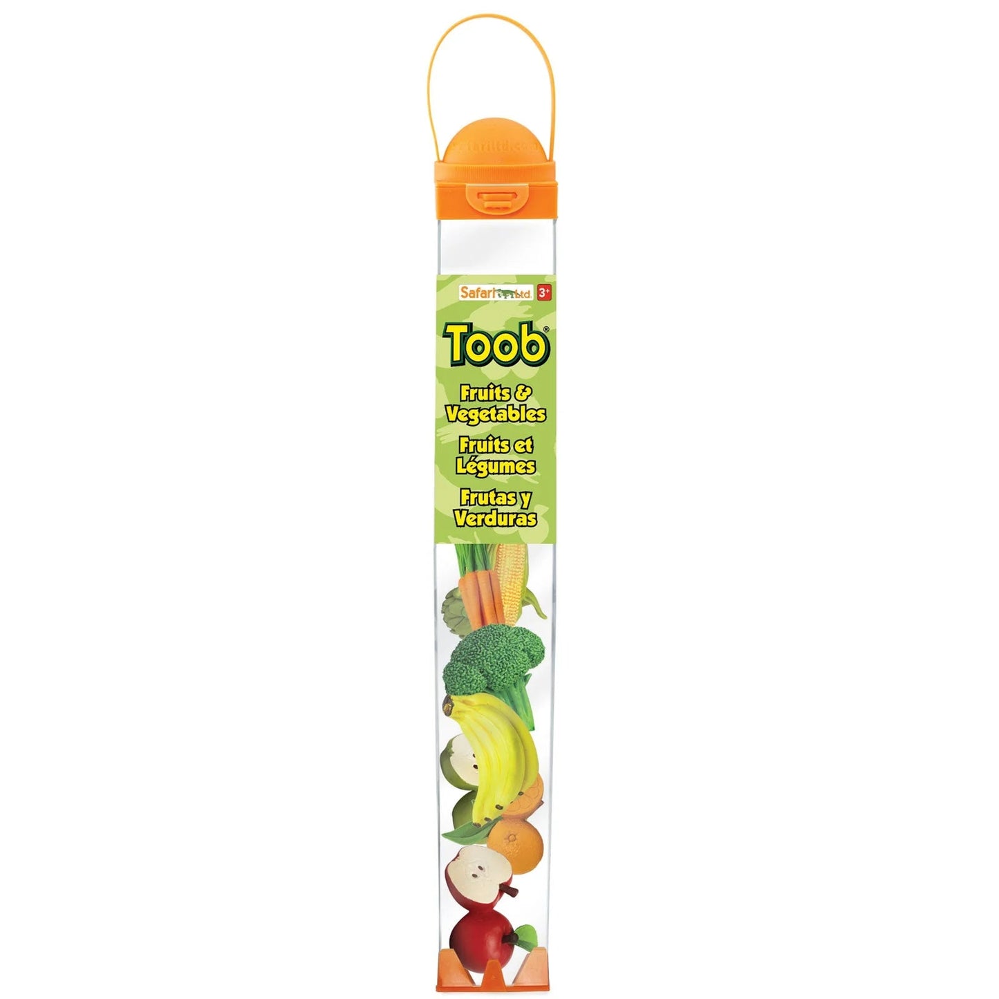 Safari Ltd - Speelfiguren Fruiten & Groenten TOOB® - Set van 8 stuks - Playlaan