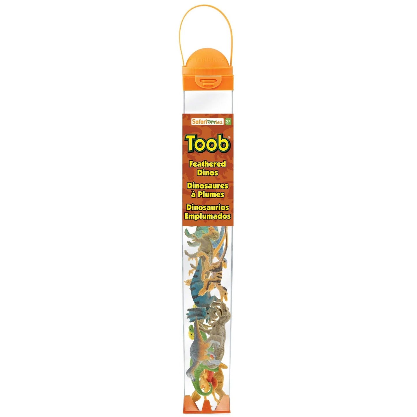 Safari Ltd - Speelfiguren Gevederde Dino's TOOB® - Set van 12 - Playlaan
