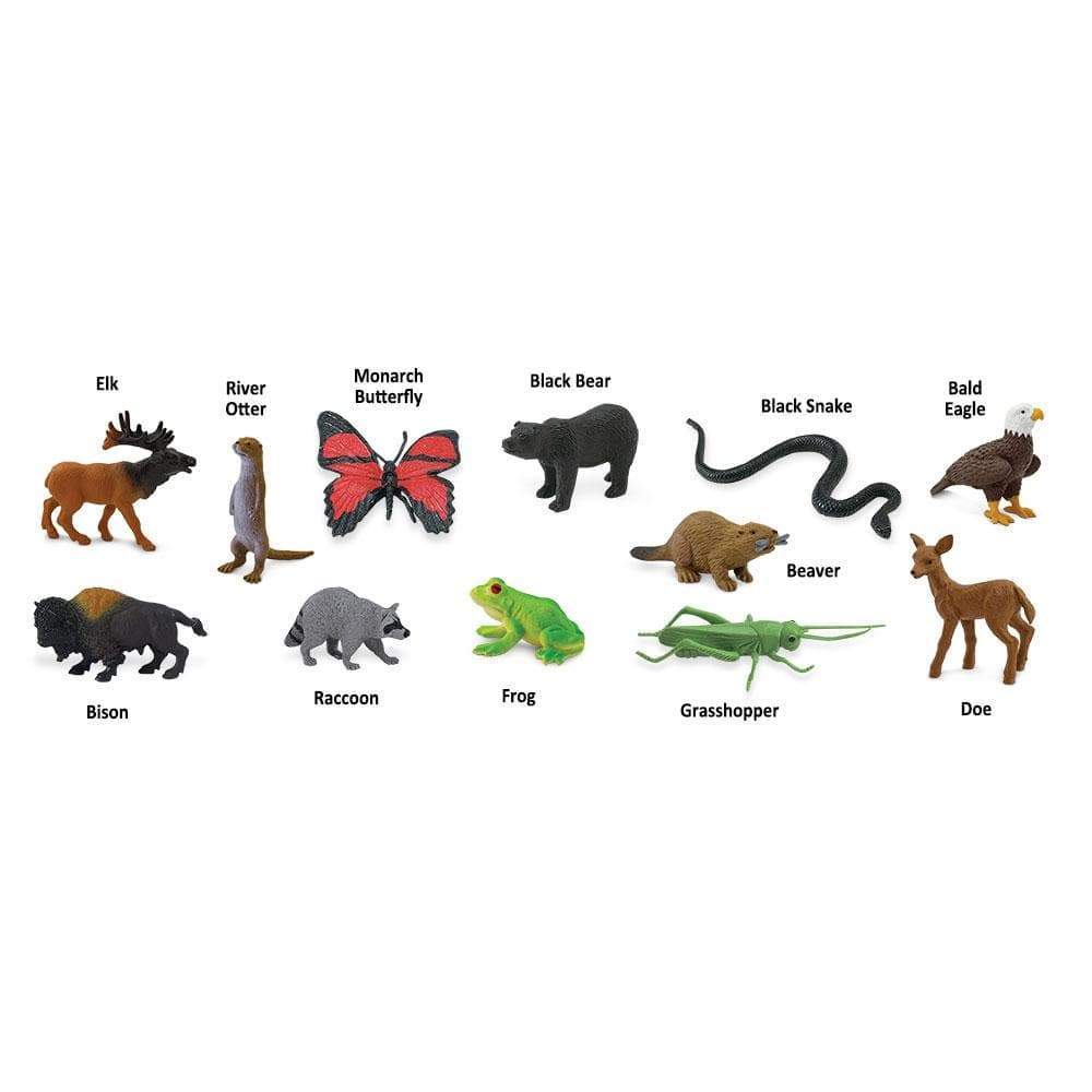 Safari Ltd - Speelfiguren In het Bos TOOB® - Set van 12 stuks - Playlaan