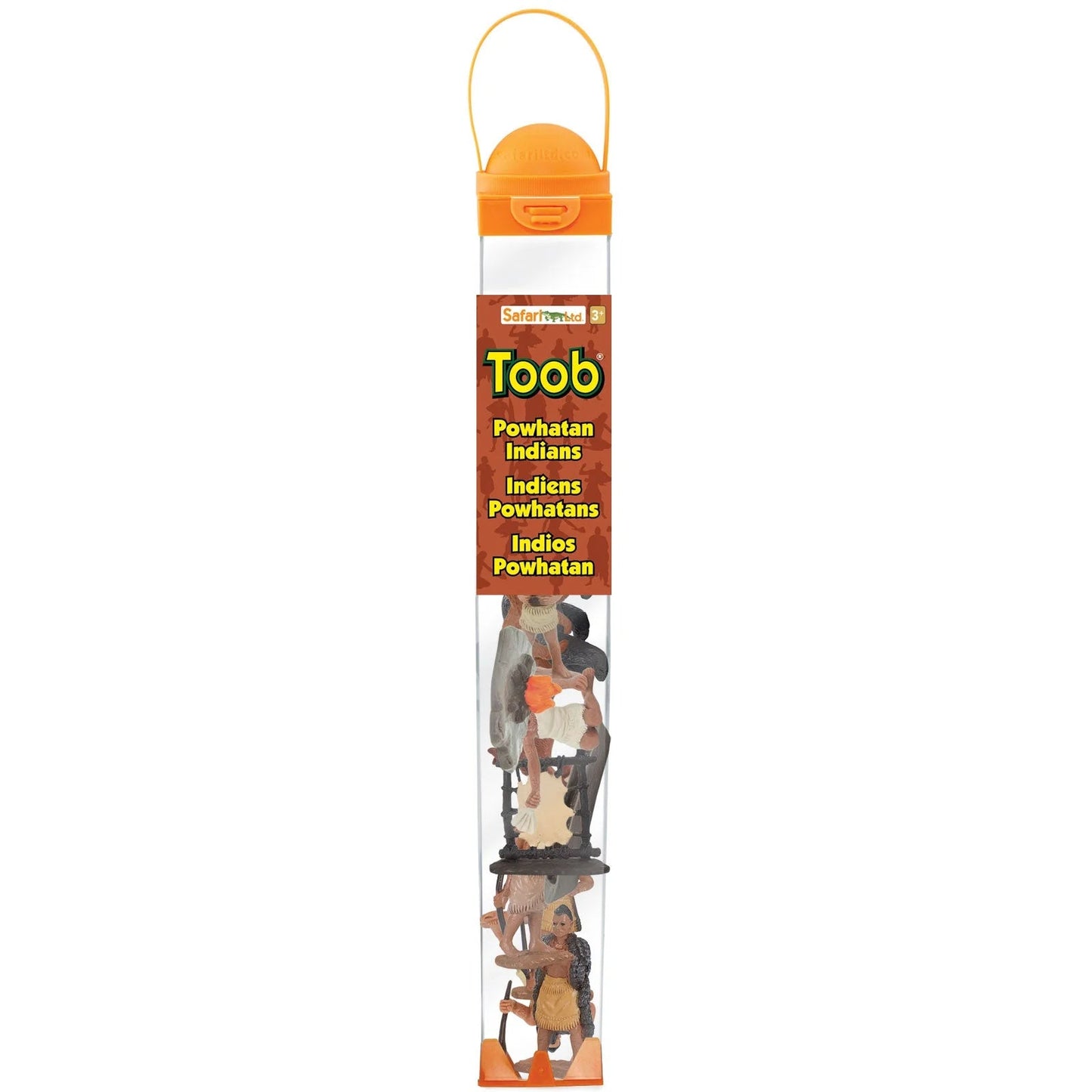 Safari Ltd - Speelfiguren Powhatan Indiaan TOOB® - Set van 12 stuks - Playlaan