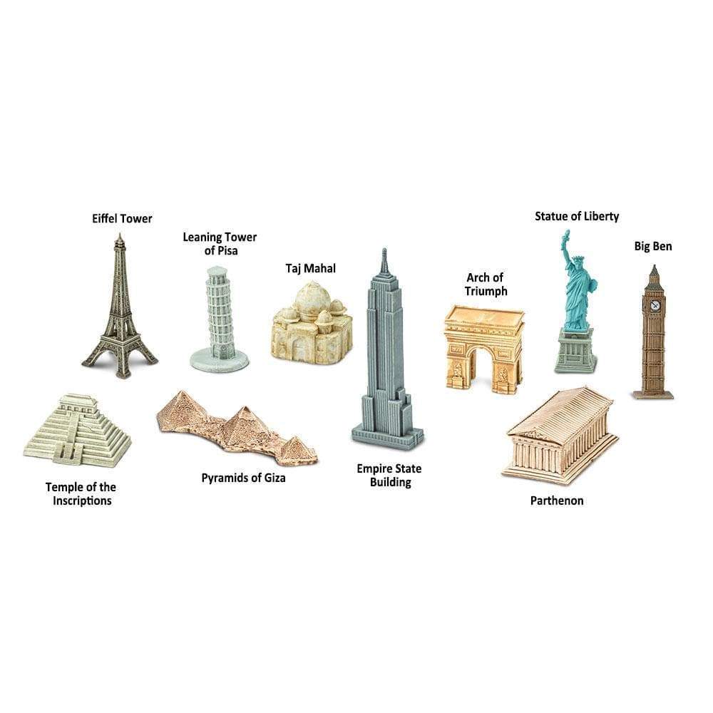 Safari Ltd - Speelfiguren Rond de Wereld TOOB® - Set van 10 stuks - Playlaan