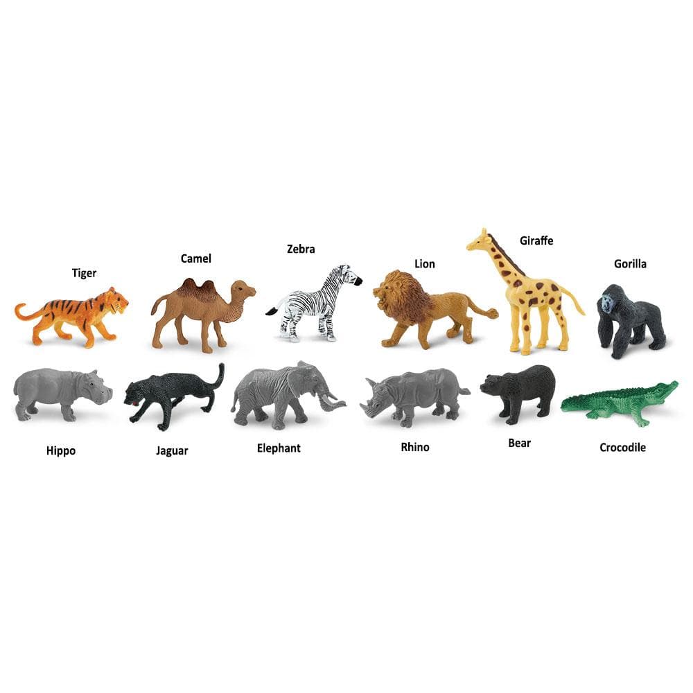 Safari Ltd - Speelfiguren Wild TOOB® - Set van 12 stuks - Playlaan