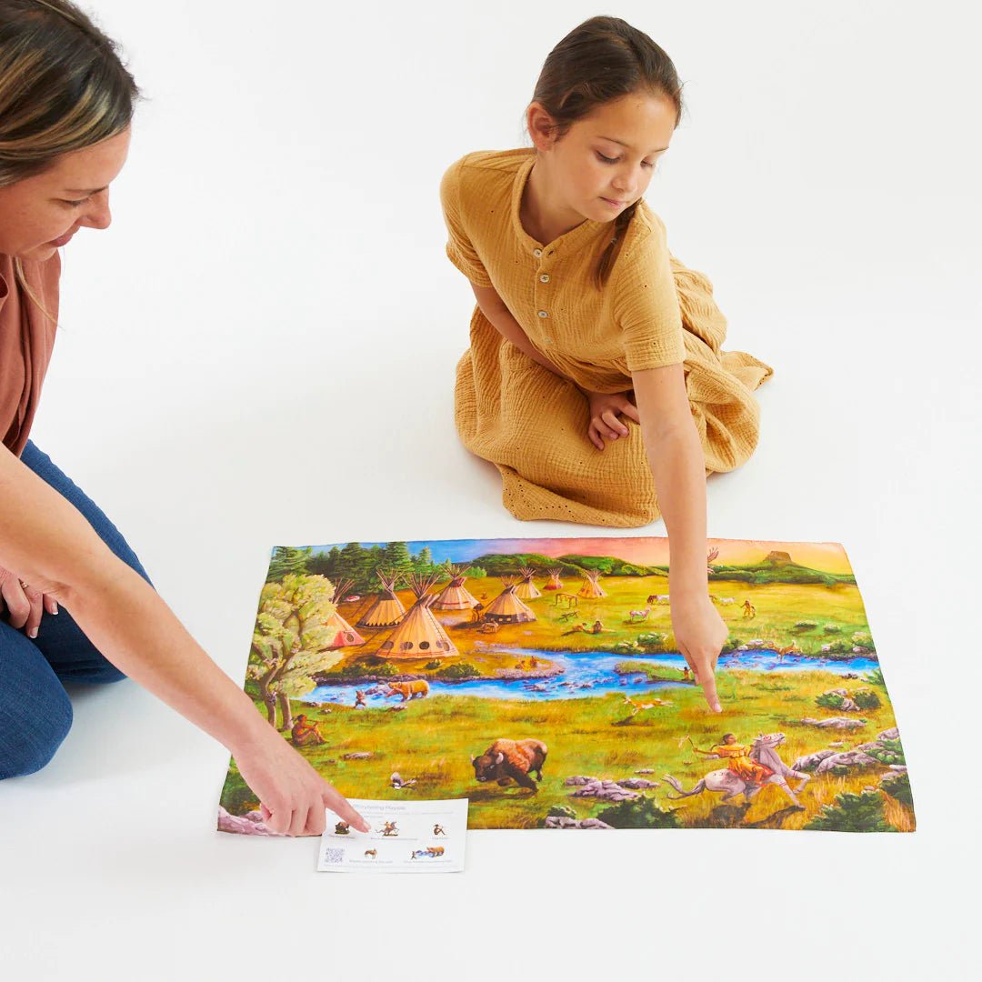 Sarah's Silks - Lakota Verhalen Speelzijde - Playlaan