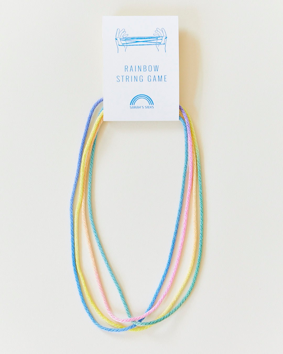 Sarah's Silks - Regenboog kattenwieg spelletje - Playlaan