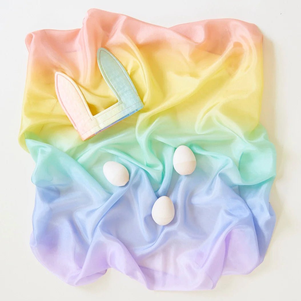 Sarah's Silks - Regenboog Konijntje Oren - Playlaan