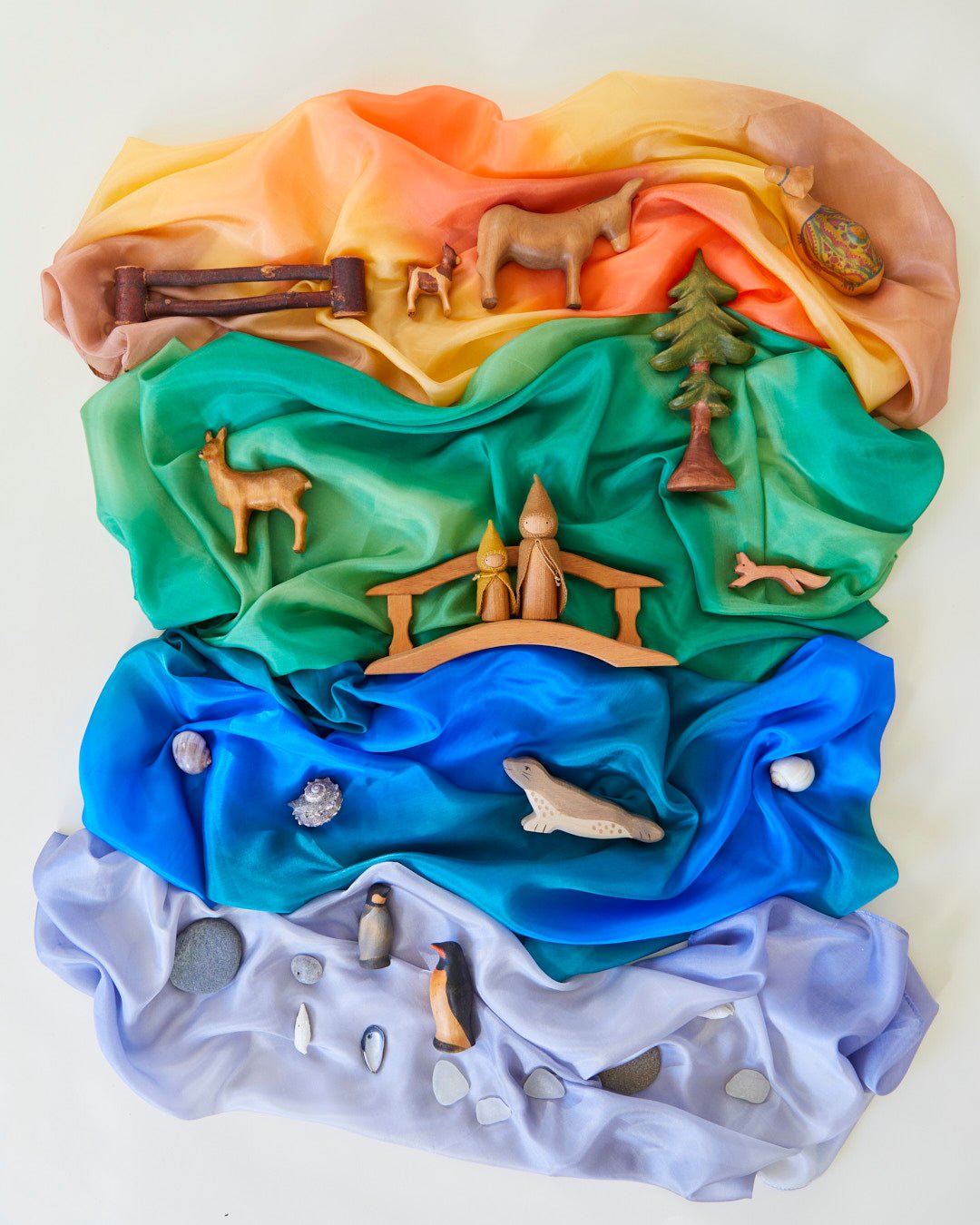 Sarah's Silks - Speelzijde - Aarde - Playlaan