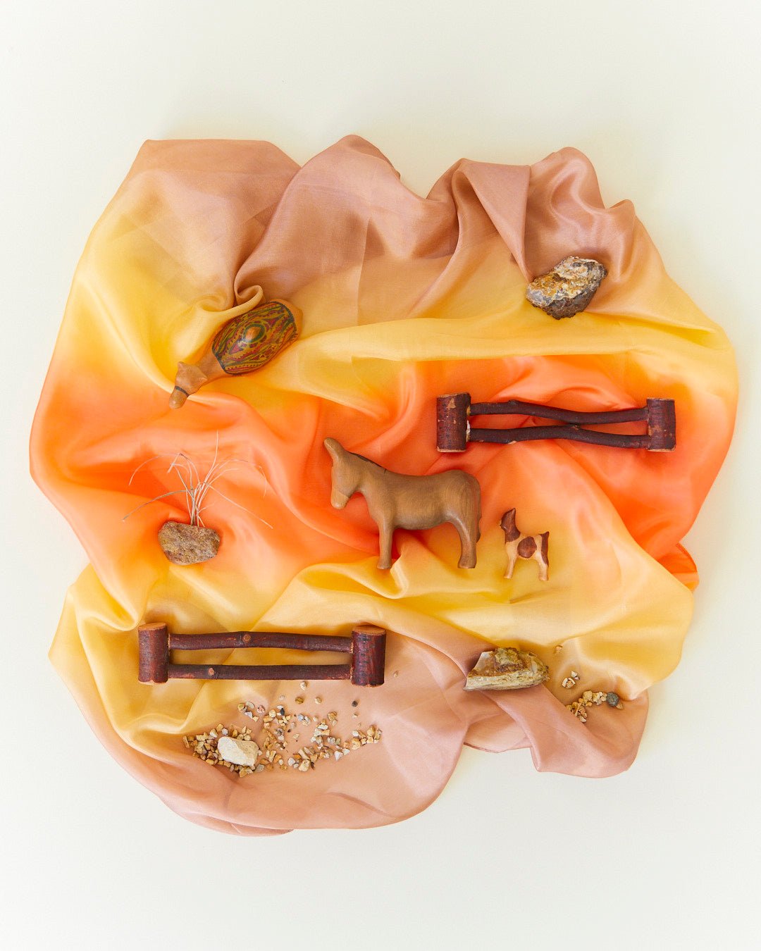 Sarah's Silks - Speelzijde - Aarde - Playlaan