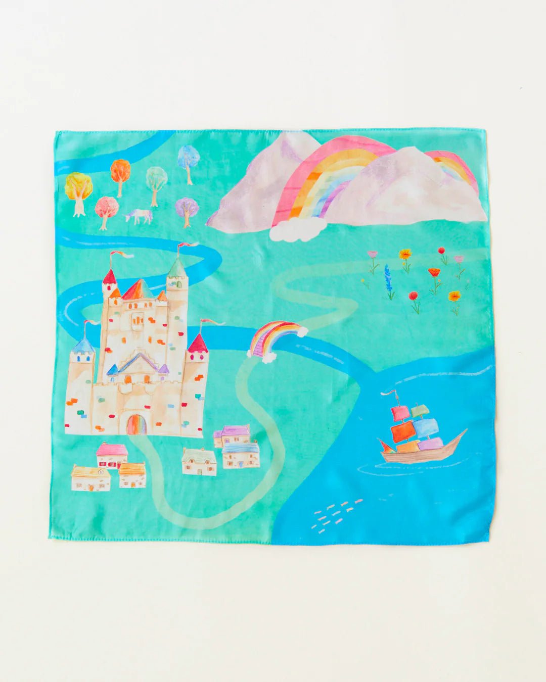 Sarah's Silks - Speelzijde Mini - Regenboogland - Playlaan