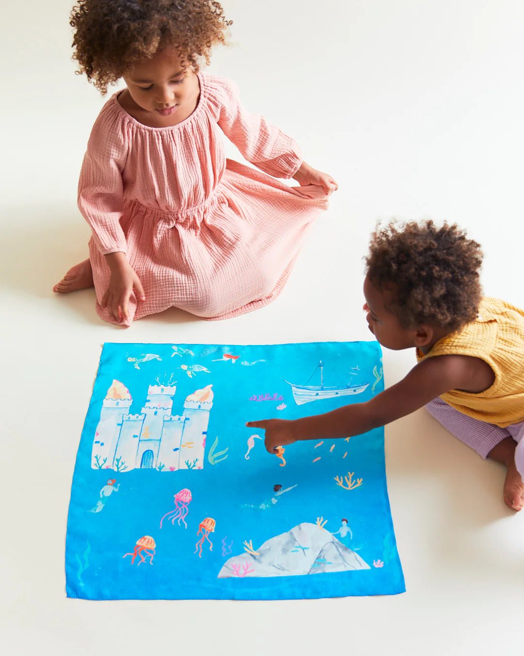 Sarah's Silks - Speelzijde Speelmap - Onder de Zee - Playlaan