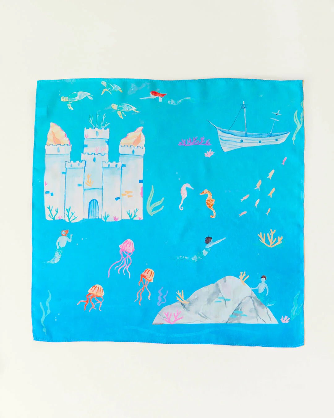 Sarah's Silks - Speelzijde Speelmap - Onder de Zee - Playlaan