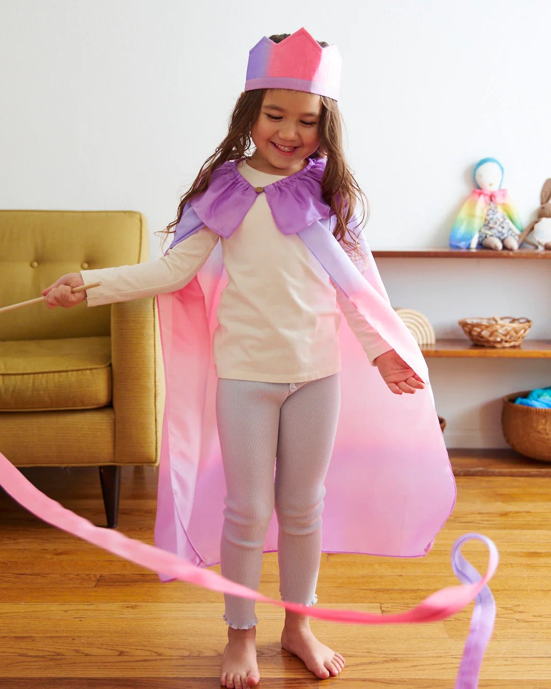 Sarah's Silks - Zijden Omkeerbare Kroon - Bloesem / Lavender - Playlaan