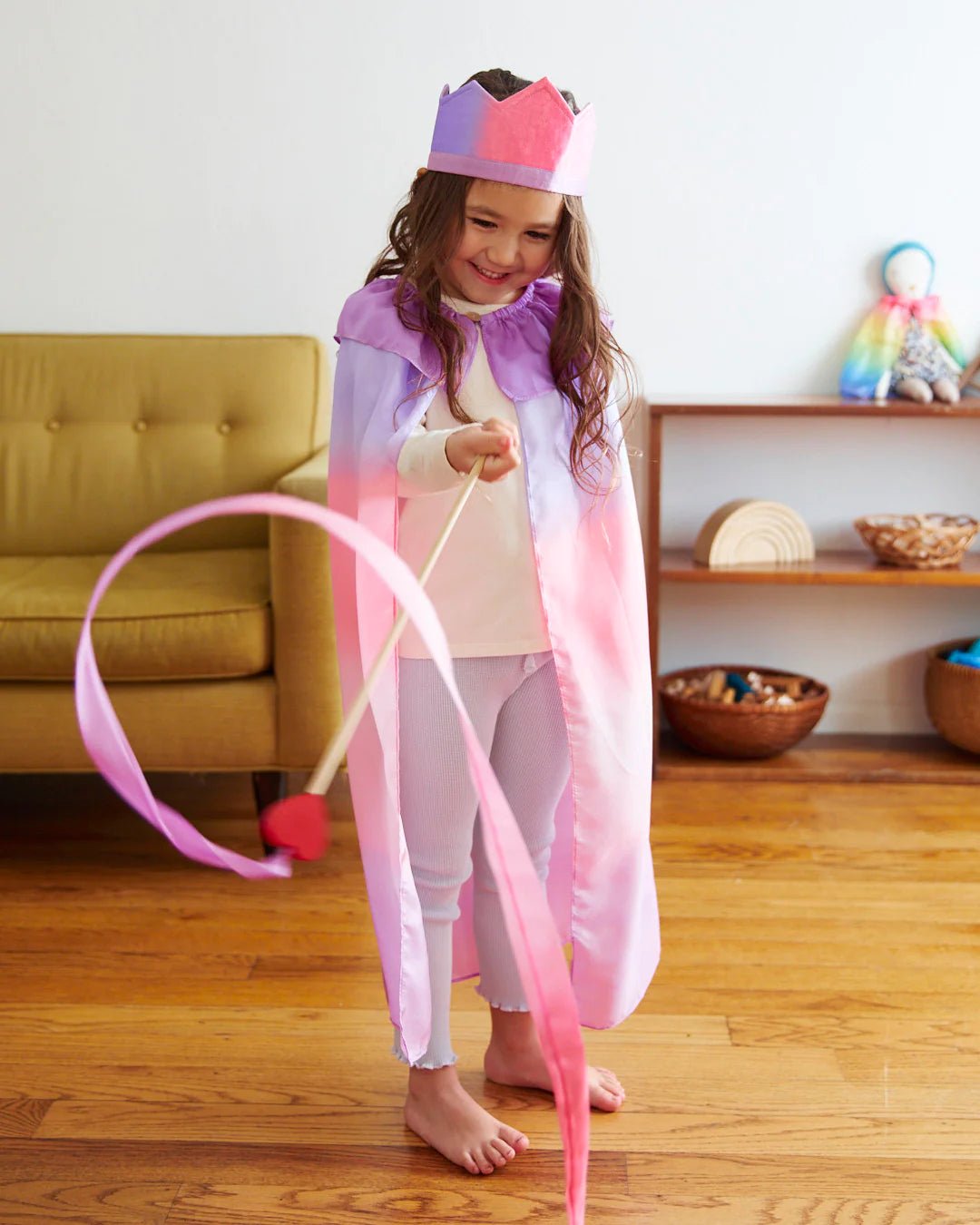 Sarah's Silks - Zijden Omkeerbare Kroon - Bloesem / Lavender - Playlaan