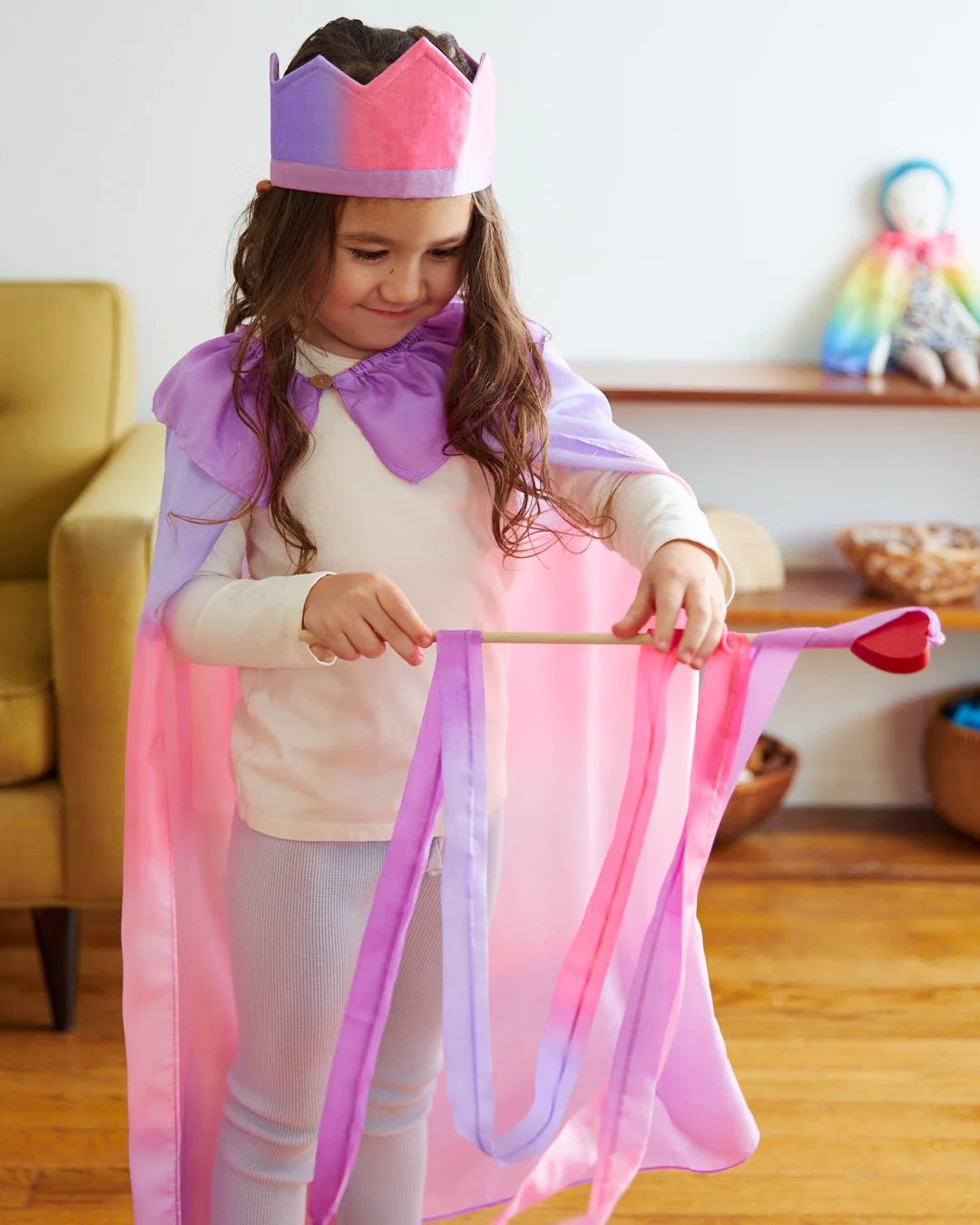 Sarah's Silks - Zijden Omkeerbare Kroon - Bloesem / Lavender - Playlaan