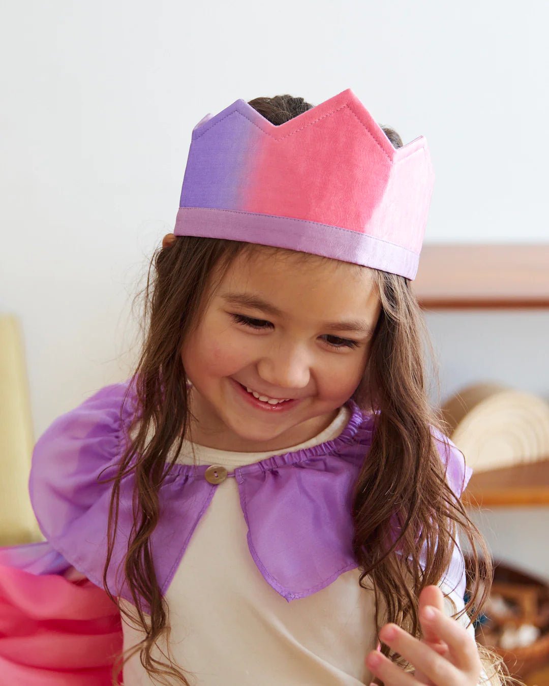 Sarah's Silks - Zijden Omkeerbare Kroon - Bloesem / Lavender - Playlaan