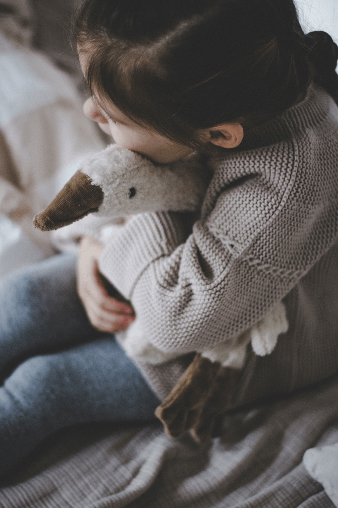 Senger Naturwelt - Warmteknuffel Gans - Wit - 43 cm - Playlaan