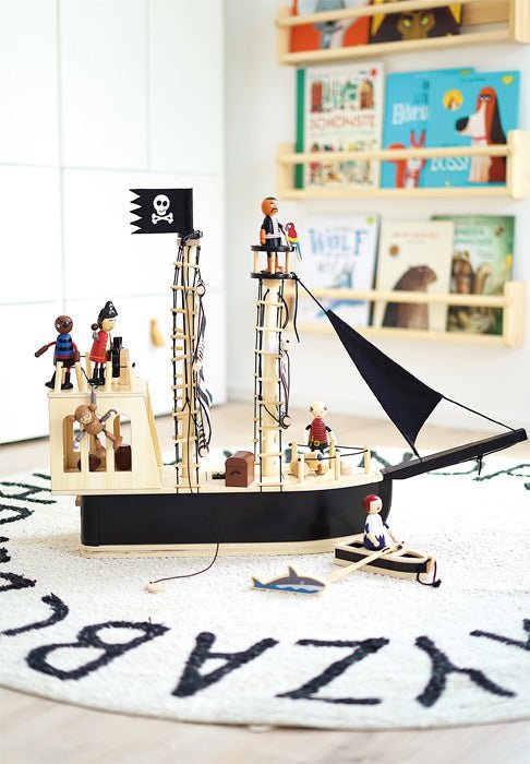 Small Foot - Flexibele poppen piratenfiguren - Playlaan