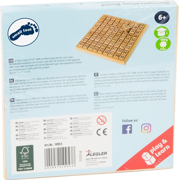 Small Foot - Multiplication Board - Playlaan