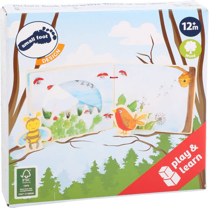 Small Foot - Picture Book The World of the Skies, interactive FSC 100% - Playlaan