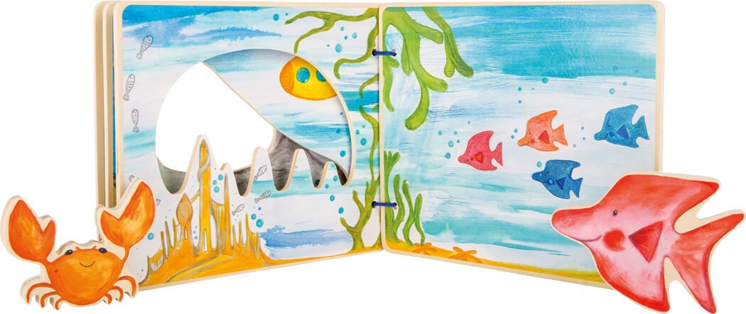 Small Foot - Picture Book Underwater World, interactive FSC 100% - Playlaan