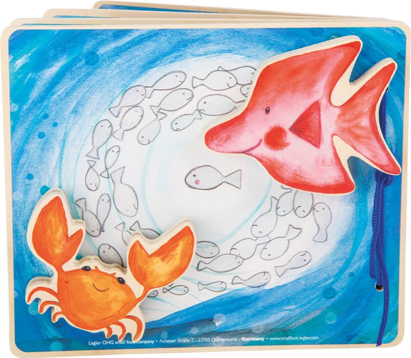 Small Foot - Picture Book Underwater World, interactive FSC 100% - Playlaan