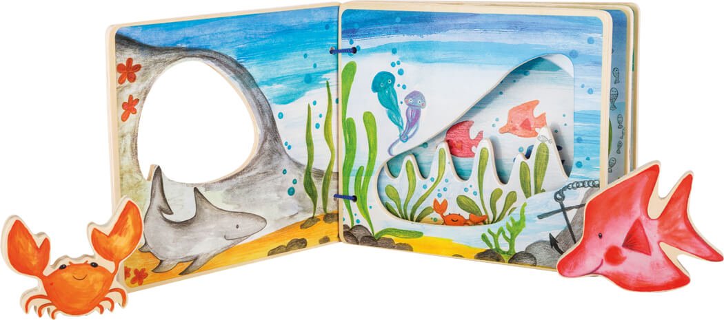Small Foot - Picture Book Underwater World, interactive FSC 100% - Playlaan