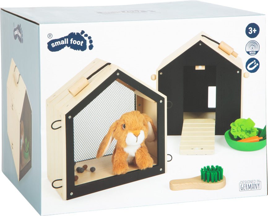 Small Foot - Rabbit Hutch with Enclosure - Playlaan