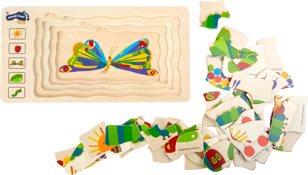 Small Foot - The Very Hungry Caterpillar Layer Puzzle - Playlaan