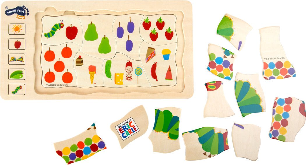Small Foot - The Very Hungry Caterpillar Layer Puzzle - Playlaan