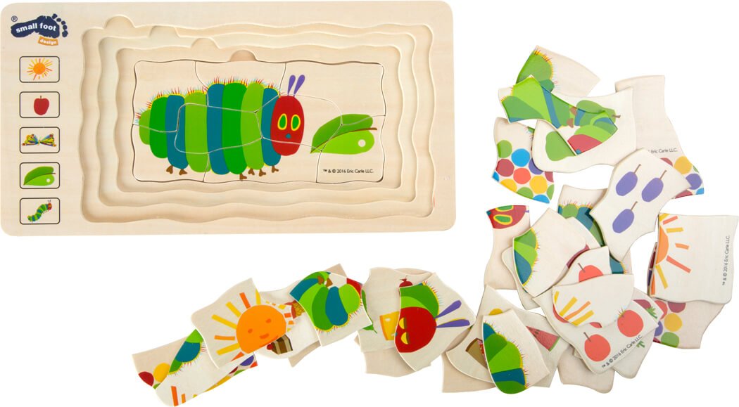 Small Foot - The Very Hungry Caterpillar Layer Puzzle - Playlaan