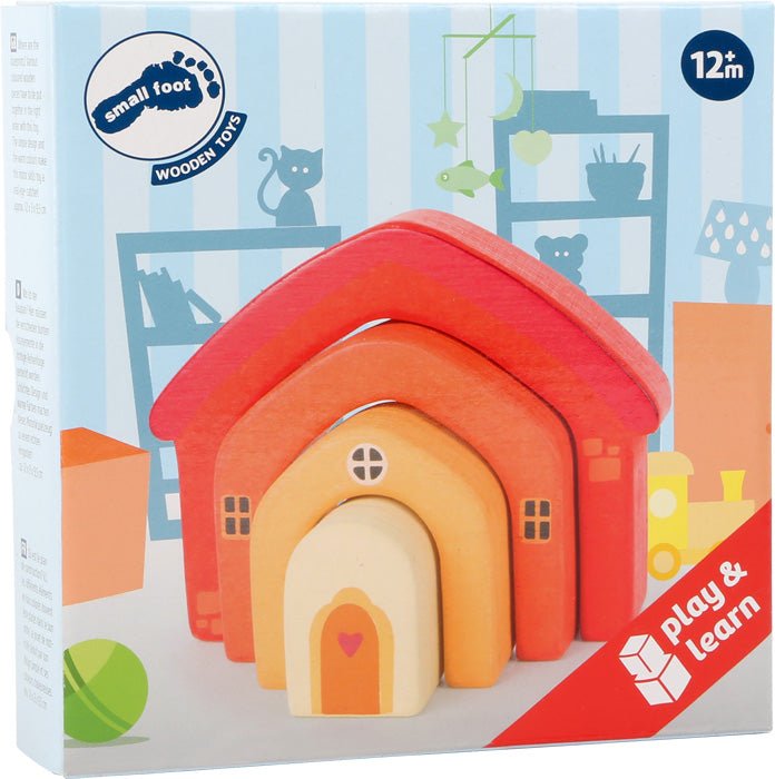 Small Foot - Wooden Building Blocks House - Playlaan