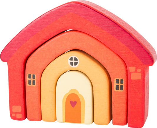 Small Foot - Wooden Building Blocks House - Playlaan