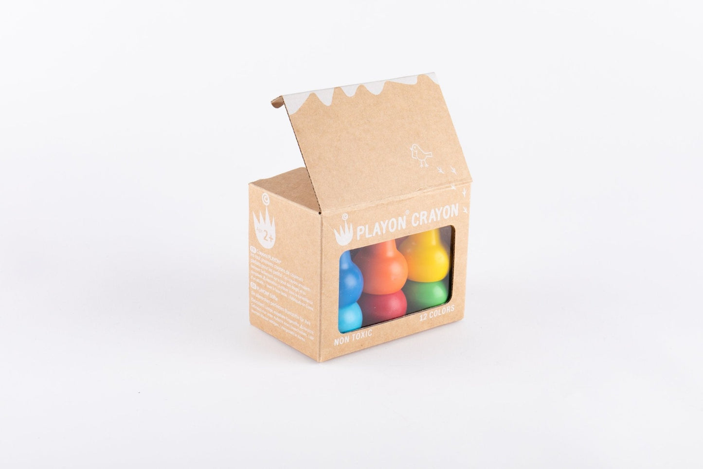 Studio Skinky - Playon Crayon Primary - 12 Stapelbare Waskrijtjes - Playlaan