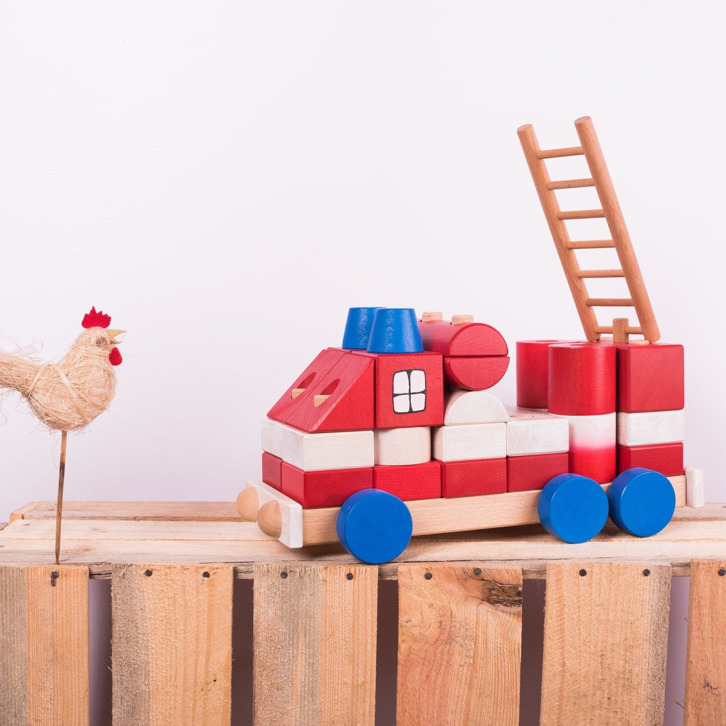 Tarnawa Toys - Brandweermotor groot - Playlaan