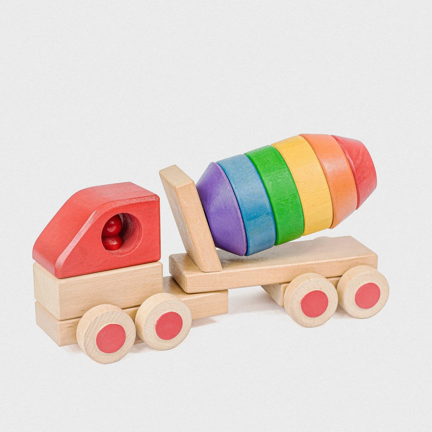 Tarnawa Toys - Houten regenboog Betonmixer - Playlaan