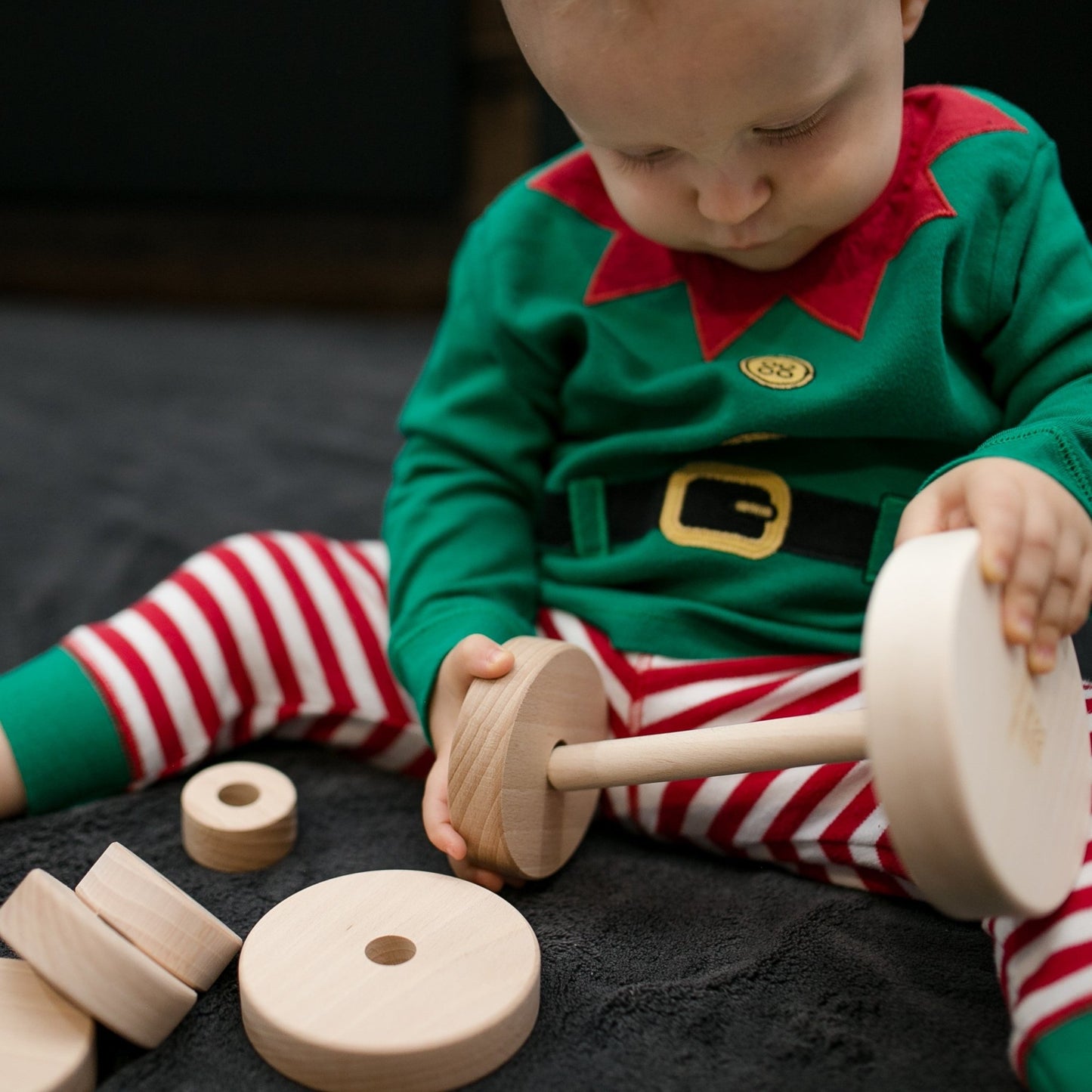 Tarnawa Toys - Stapeltoren cirkel - Naturel - Playlaan