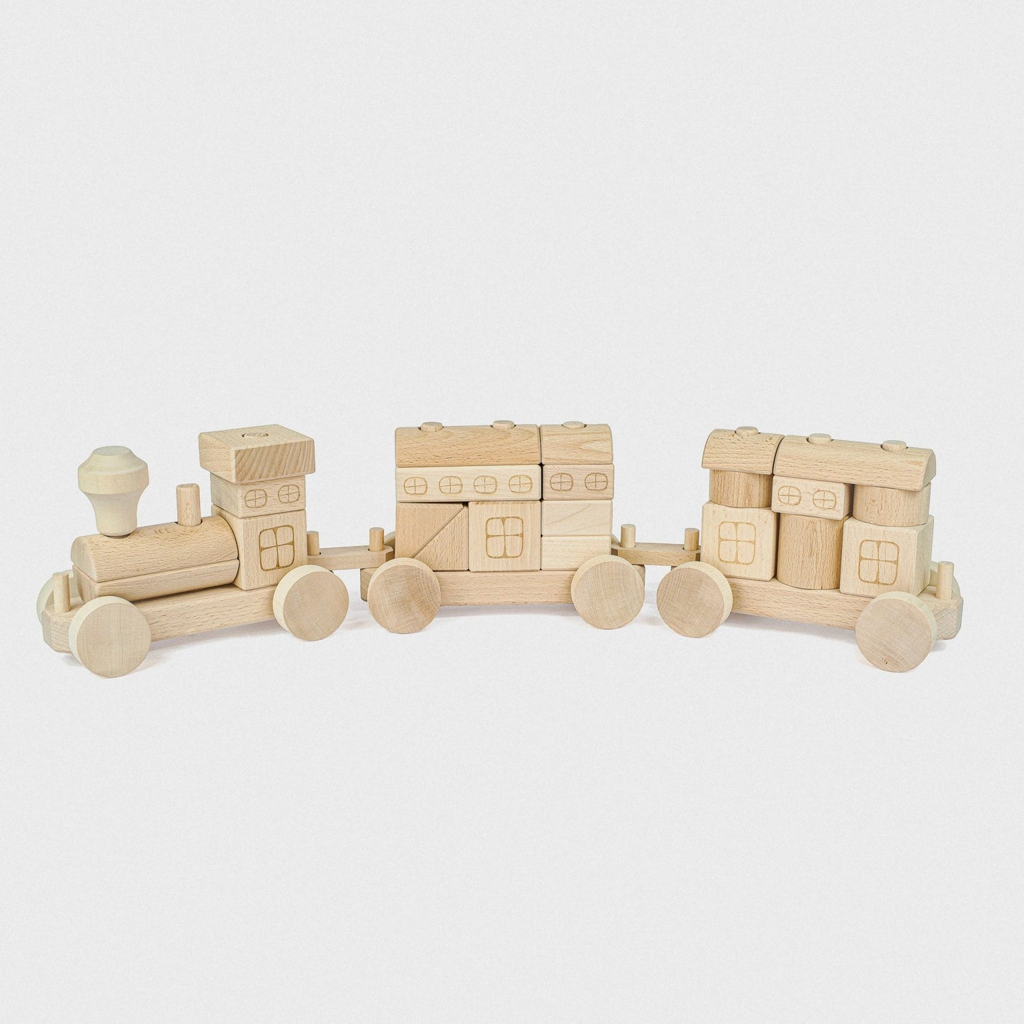 Tarnawa Toys - Trein groot naturel - Playlaan