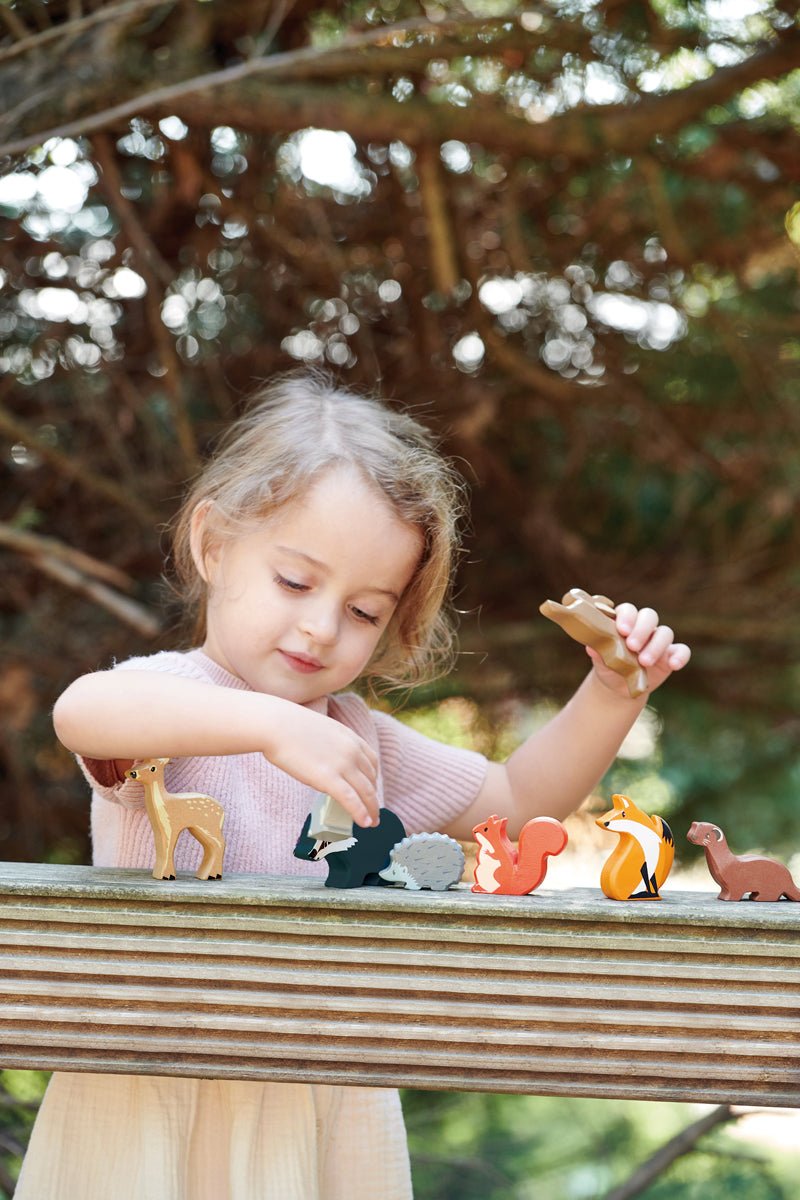Tender Leaf - Set Houten bosdieren - Playlaan